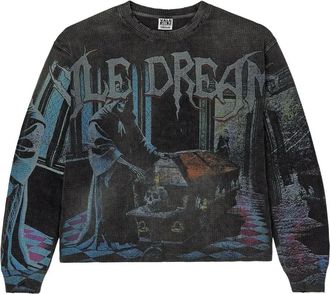 Vale Forever Rip Thermal sweatshirt - men - Fabric - L - Black