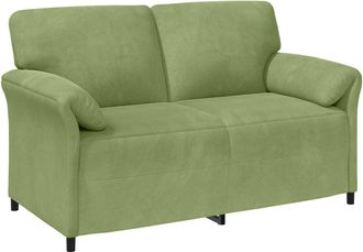 vidaXL Sof&aacute; De 2 Plazas Verde Claro 158 X 83 X 95 Cm Terciopelo Vidaxl