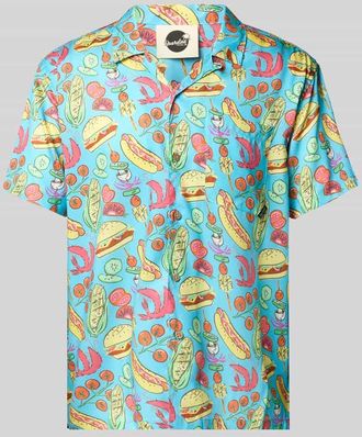 Boardies Freizeithemd mit Knopfleiste in Tuerkis, Gr&ouml;&szlig;e XXL