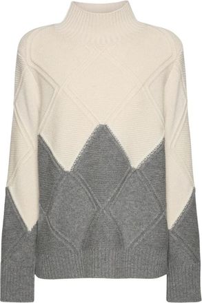Elena Miro Maglia Lupetto - Knitwear - Mujer - Multicolor - L