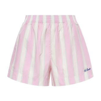 MC2 Saint Barth Short Shorts, female, Pink, Size: S Meave Pull Up Shorts