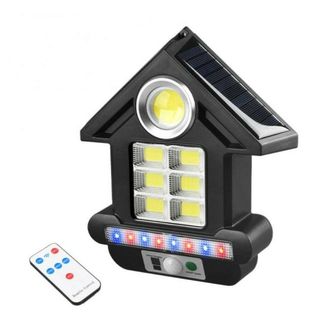 Trade Shop Trade Shop Traesio - Trade Shop - Faro Solare Con Pannello Faretto Sensore Movimento 81led Cob Telecomando Cl-s180