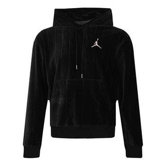 Air Jordan Mens Air Jordan Air Stripe Fleece Black CD5740-010