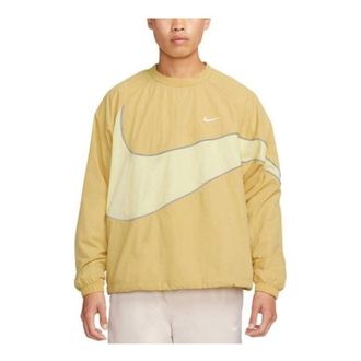 Nike Swoosh Woven Sweater Yellow White DX0661-700