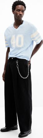 Djab Mens Heavy twill pleated pant Baggy fit Imported from Seoul