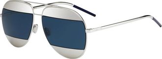 Dior Split 1 Zonnebril - unisex - Zonnebrillen - Grijs - 59 MM - Accessoires