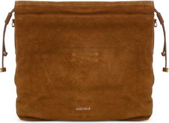 Coccinelle Sunup Suede Small - Dames - Clutches - Bruin - ONE Size - Katoen - Tassen