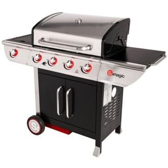 Somagic Barbecue a gas manhattan 450GPI - 4 bruciatori + fornello 14kW