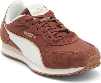 Puma ST Miler Rose Sneaker in Chocotart/Warm White/Gold at Nordstrom Rack, Size 9.5