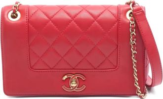 Chanel 2015-2016 Mademoiselle shoulder bag - Red