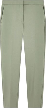Max Mara Broek met geplooid detail - Groen