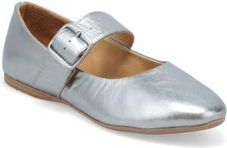 Miz Mooz Kaity Mary Jane Flat in Pewter at Nordstrom, Size 10.5-11Us