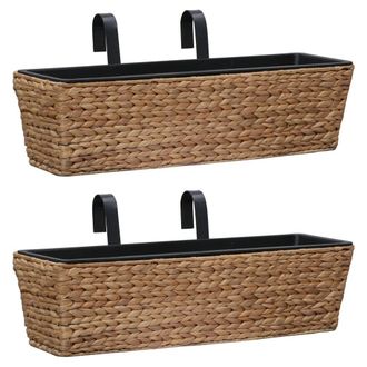 vidaXL Vidaxl - Conjunto De Jardineras 2 Unidades Jacinto De Agua
