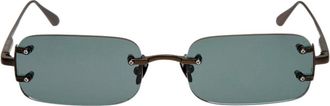 Linda Farrow TAYLOR LFL1131 C15 Womens Sunglasses Black Size 53