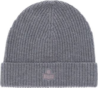 Isabel Marant Bayle ribbed beanie - women - Merino - OS - Grey