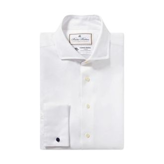 Brooks Brothers Hombre, Camisas, Blanco, Talla: L