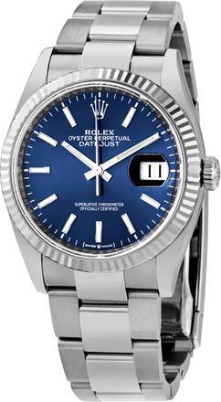 Rolex Datejust 36 Blue Dial Automatic Oyster Ladies Watch 126234BLSO