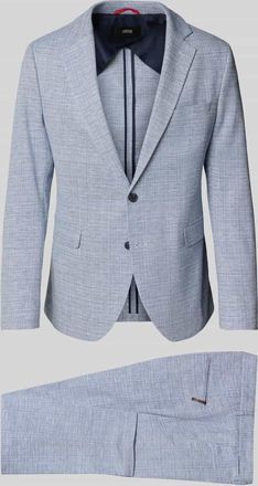 Cinque Cinque Anzug mit feinem Strukturmuster in Sky, Größe 94