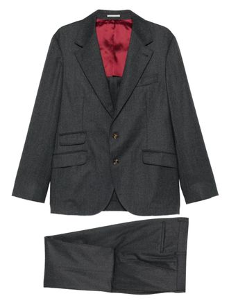 Brunello Cucinelli single-breasted suit - Grey
