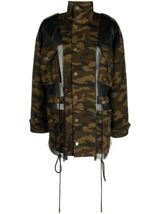 Monse Jack met camouflageprint - Zwart