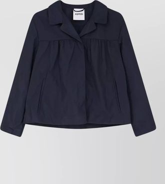 Aspesi efemera nylon jacket collared long sleeves