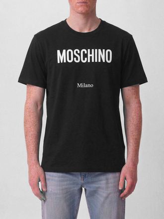 Moschino T-shirt in cotone con logo Moschino Couture