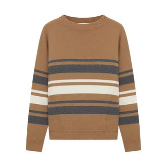 Pennyblack Fijngebreide trui met ronde hals - Dames - Ronde hals truien - Veelkleurig - L - Truien & Vesten