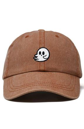 Dalix Whisper Ghost Dad Cap in Washed Orange at Nordstrom