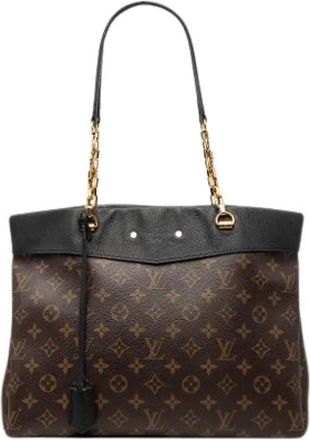 Louis Vuitton Pre-owned Pallas Shopper - Dames - Vintage Shopper - Bruin - ONE Size - Vintage