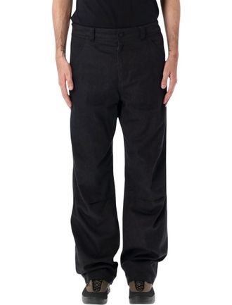 Moncler Black Relaxed Solid Trousers