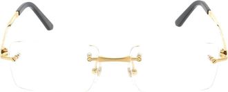 Cartier Glasses, unisex, Yellow, Size: ONE SIZE Optical Frame