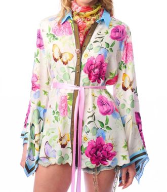 Aratta Serenity Springs Blouse In Multicolor