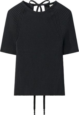 Tory Burch Maglione a coste - Nero