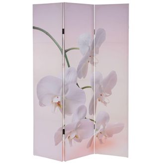 Hhg Hhg - Biombo Fotogr&aacute;fico T233, Mampara Certificada Mvg 180x120cm, Orqu&iacute;dea