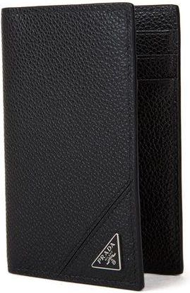 Prada Mens Wallet Black Calfskin Bags