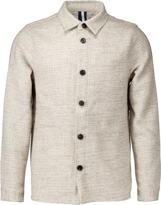 Profuomo Lichtgrijs Overhemd Lange Mouw - Heren - Casual Overhemden - Grijs - XL - Overhemden
