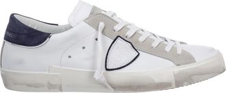 Philippe Model Prsx Low-Top Sneakers - Heren - Sneakers - Wit - 45 EU - Katoen - Schoenen