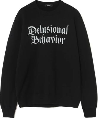 Undercover Felpa girocollo con stampa - Nero