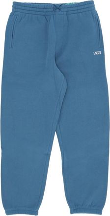 Vans Midnight Blue Fleece Trainingsbroeken Elastische Taille - Heren - Sweatpants - Blauw - M - Katoen - Broeken