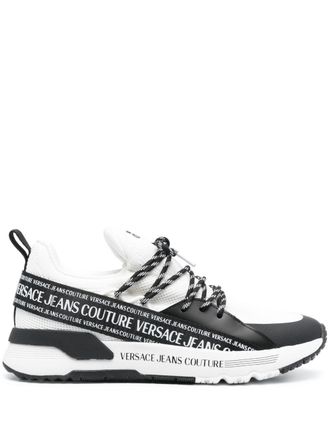 Versace Jeans Couture Sneakers con banda logo - Bianco
