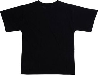 Moschino Boys Crew Neck T-Shirt Black Cotton T-Shirts And Polos