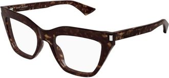 Saint Laurent SL 760 Cat-Eye Frame - Dames - Brillen - Bruin - 54 MM - Accessoires