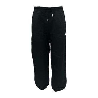 Marcelo Burlon Sweatpants, male, Black, Size: XL Slim Fit Trousers