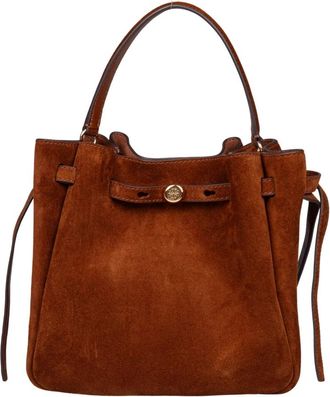 Tory Burch Tassen, Dames, Bruin, ONE Size, Leer, Secchiello Romy