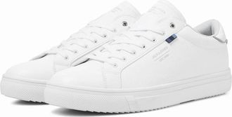 Jack & Jones Mens Jack & Jones Mens Bale Pu Trainers - White - Size: 10