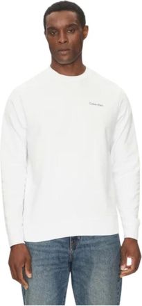 Calvin Klein Hombre, Sudaderas, Blanco, Talla: S