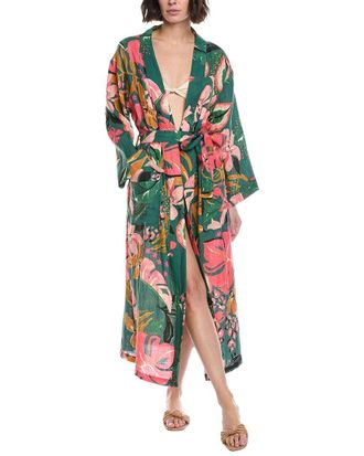 Vitamin A Palmilla Linen Robe