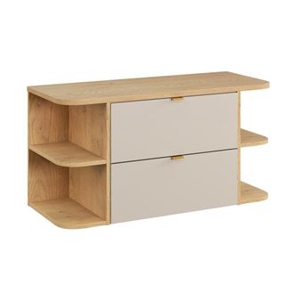 Petits Meubles Mueble bajo lavabo 100cm encimera paneles de melamina cachemira