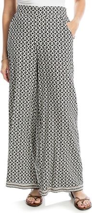 Max Studio Wide Leg Pull On Pants in Black at Nordstrom Rack, Size X-Large
