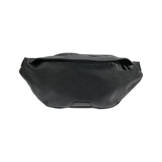 Louis Vuitton Black Leather Shoulder Bag (Pre-Owned)
